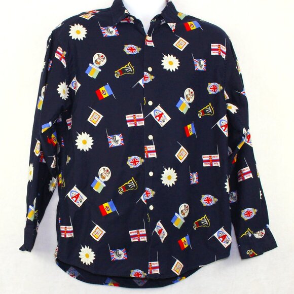Vintage Paul Smith Hong Kong Button Down Shirt Mens (42" Chest) - Picture 1 of 9